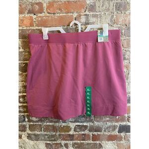 32 Degrees COOL Scarlet Oak Pink Athletic Skort Women’s Size XL NWT